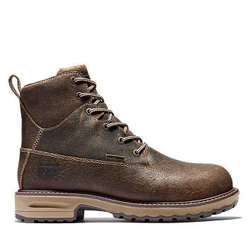 Timberland PRO Hightower 6" Comp Toe - Tmavo Hnede Nepremokave Topanky Damske, TB0545K